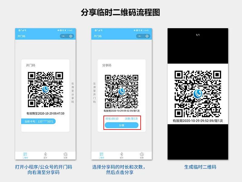 分享限時限次開門碼給臨時訪客